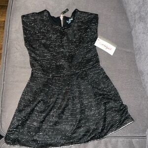 Toddler art class black dress